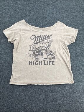 Miller Racing 'High Life' Short Sleeve Tee - Cream